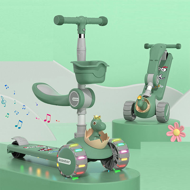 Multi-Functional Children's Scooters - Dino (original)